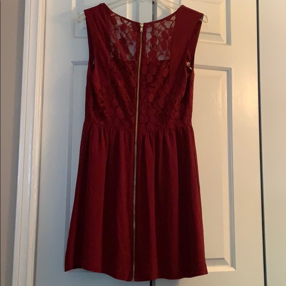 Urban outfitters❤️Dark Red dress - Picture 3 of 5
